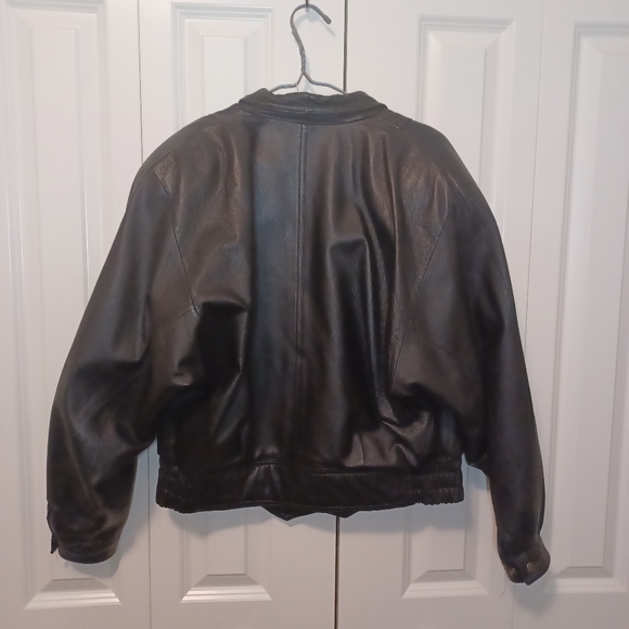 Genuine Leather vintage motorcycle jacket - Picture 2 of 4